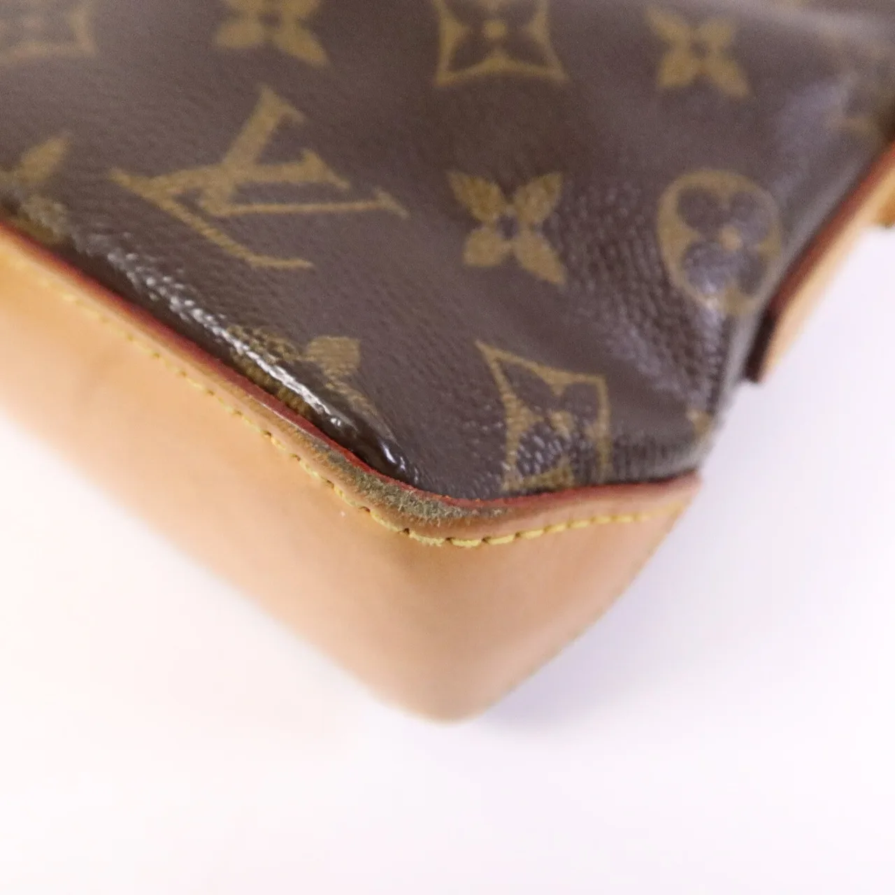 LOUIS VUITTON Trotteur M51240 Shoulder Bag Coated Canvas 棕色 Coated Canvas Rank B - Thumbnail 10