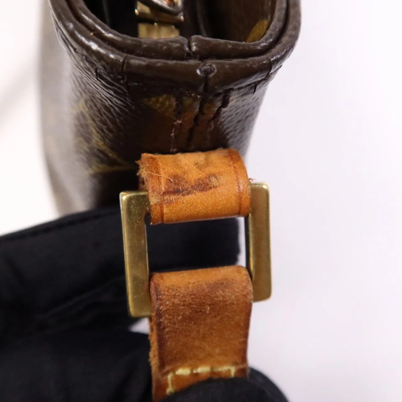 LOUIS VUITTON Trotteur M51240 Shoulder Bag Coated Canvas 棕色 Coated Canvas Rank B - Thumbnail 14