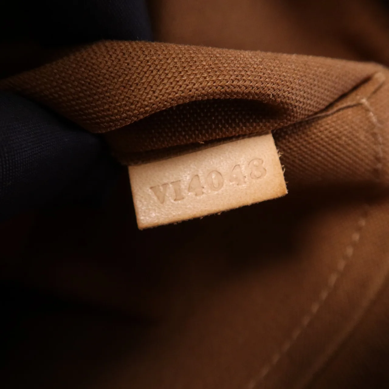 LOUIS VUITTON Palermo M40145 兩用包 塗層帆布 棕色 塗層帆布 中古品B - 縮圖 8