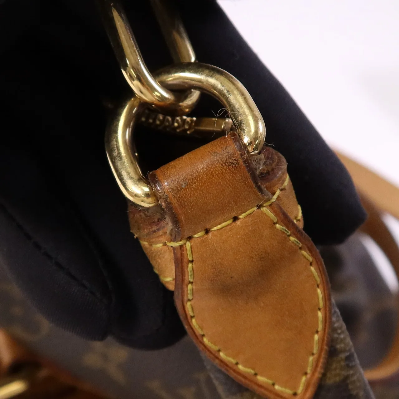 LOUIS VUITTON Palermo M40145 兩用包 塗層帆布 棕色 塗層帆布 中古品B - 縮圖 17