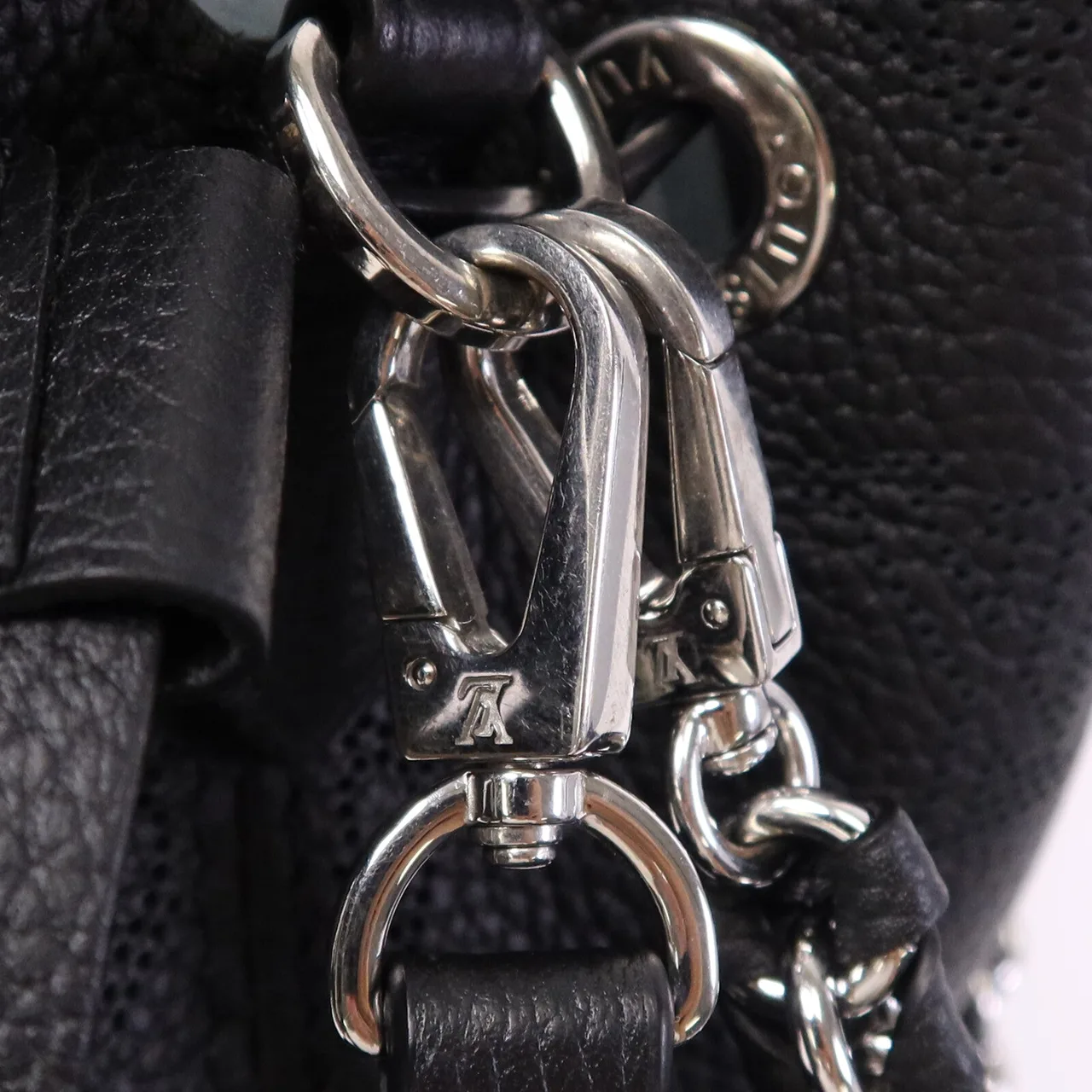 LOUIS VUITTON Bella M57070 2-Way Bag Calfskin 黑色 / Black Calfskin Rank A - Thumbnail 6