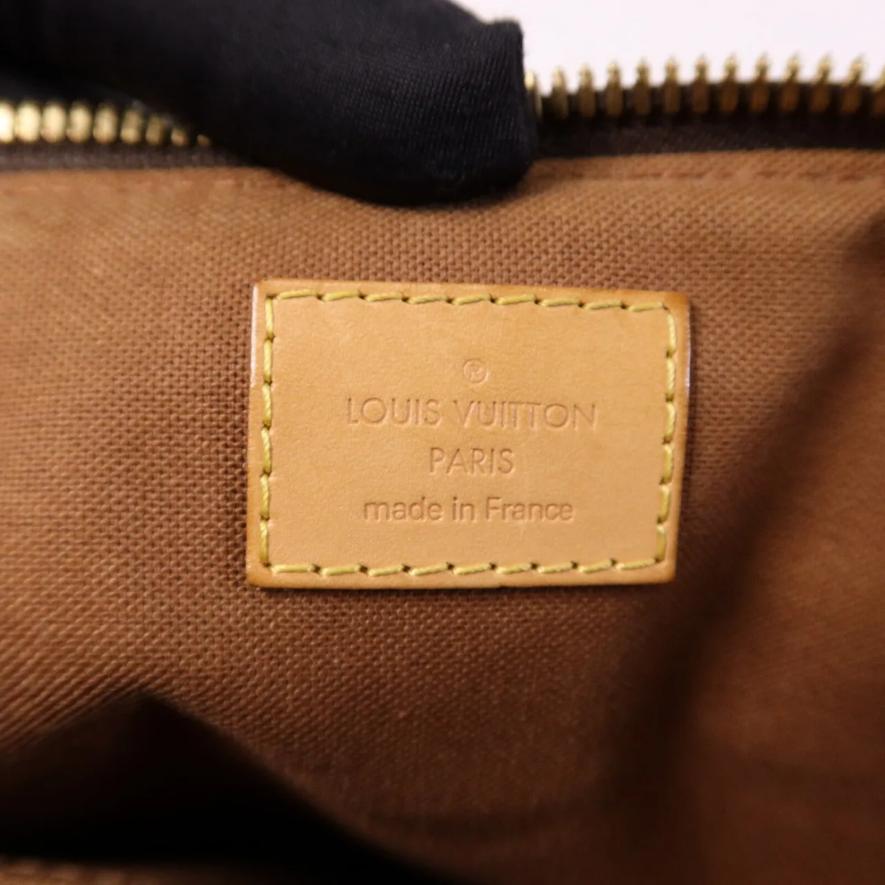 LOUIS VUITTON Palermo M40146 2-Way Bag Coated Canvas 棕色 Coated Canvas Rank B - Thumbnail 6