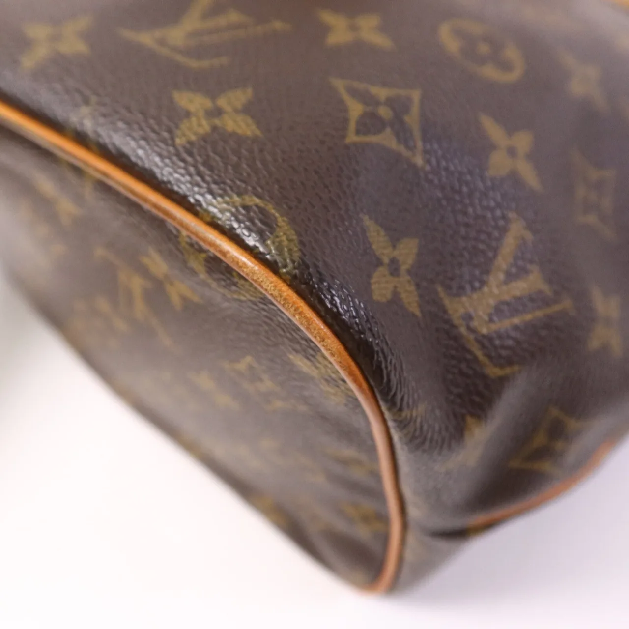 LOUIS VUITTON Palermo M40146 2-Way Bag Coated Canvas 棕色 Coated Canvas Rank B - Thumbnail 12