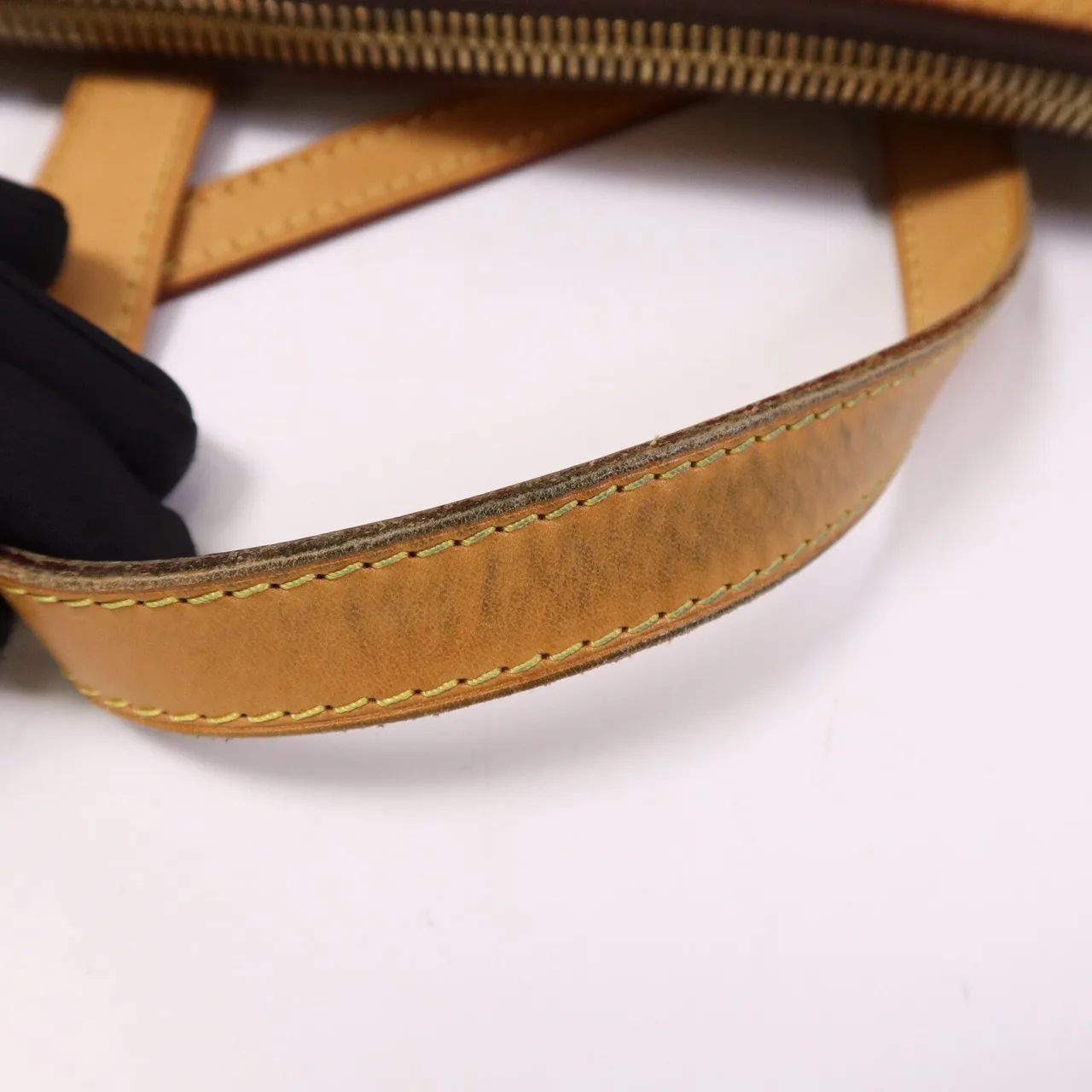 LOUIS VUITTON Palermo M40146 2-Way Bag Coated Canvas 棕色 Coated Canvas Rank B - Thumbnail 14