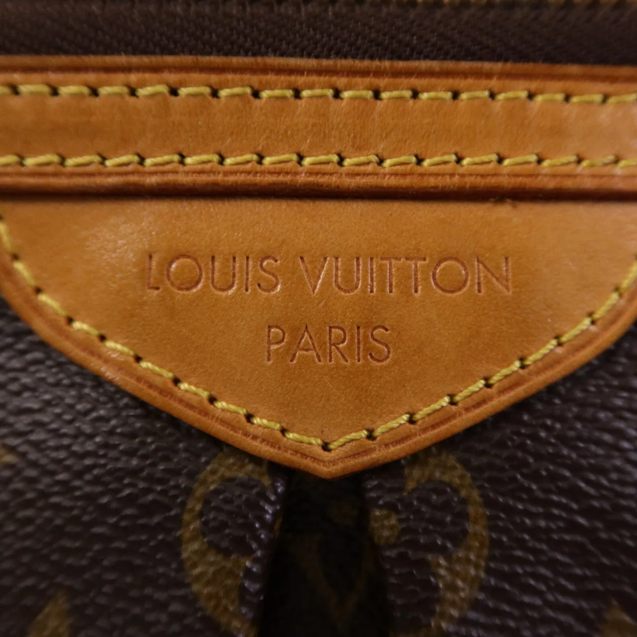 LOUIS VUITTON Palermo M40146 2-Way Bag Coated Canvas 棕色 Coated Canvas Rank B - Thumbnail 15