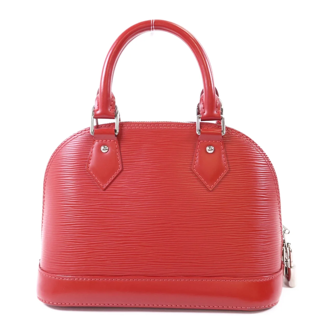 LOUIS VUITTON Alma M56204 2-Way Bag Calfskin 紅色 Calfskin Rank A - Thumbnail 2