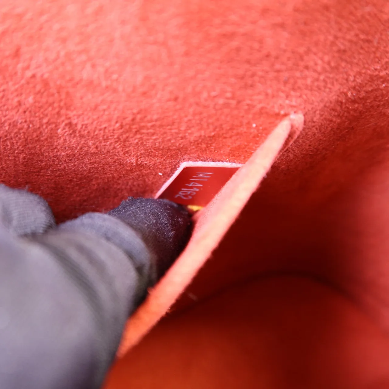 LOUIS VUITTON Alma M56204 2-Way Bag Calfskin 紅色 Calfskin Rank A - Thumbnail 7