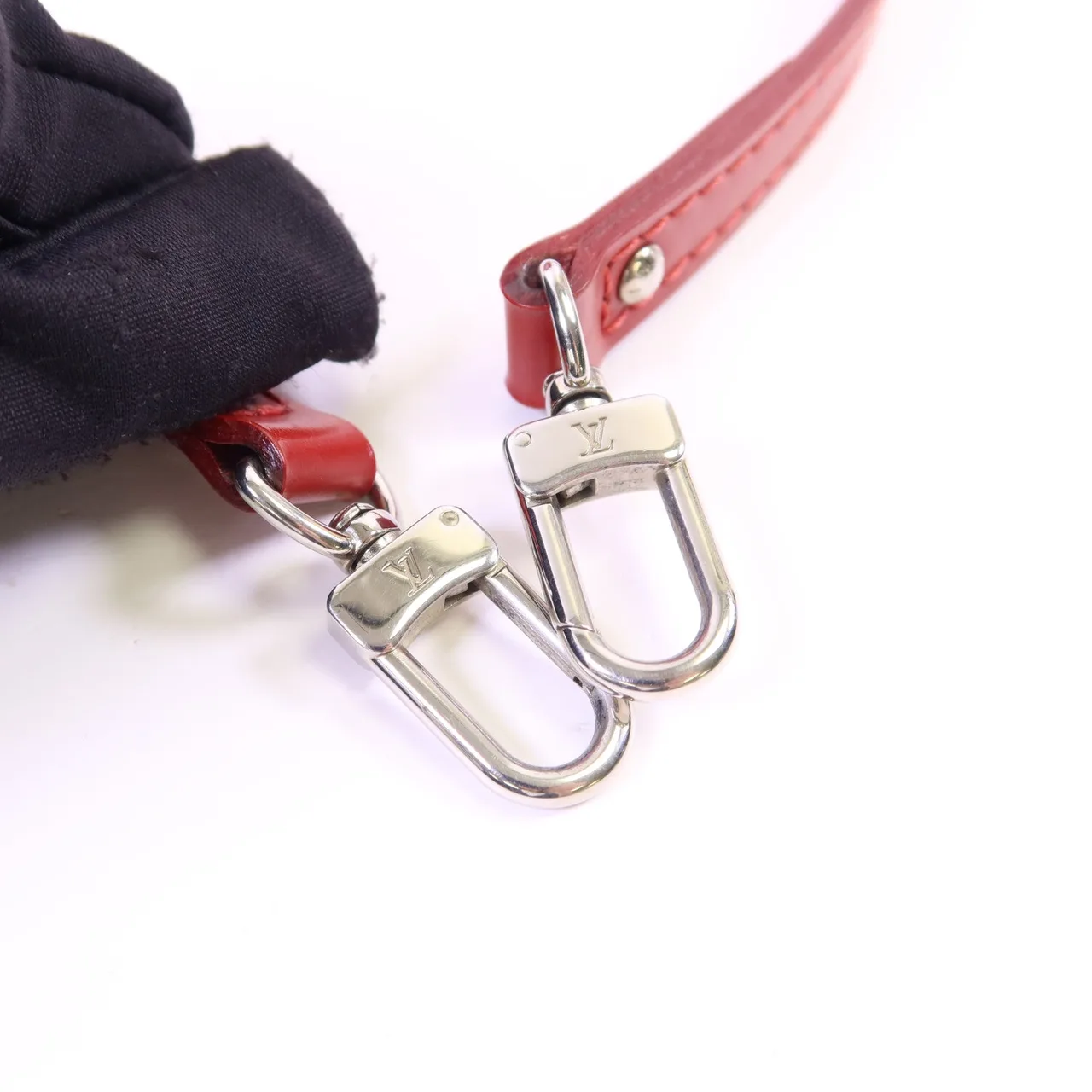 LOUIS VUITTON Alma M56204 2-Way Bag Calfskin 紅色 Calfskin Rank A - Thumbnail 11