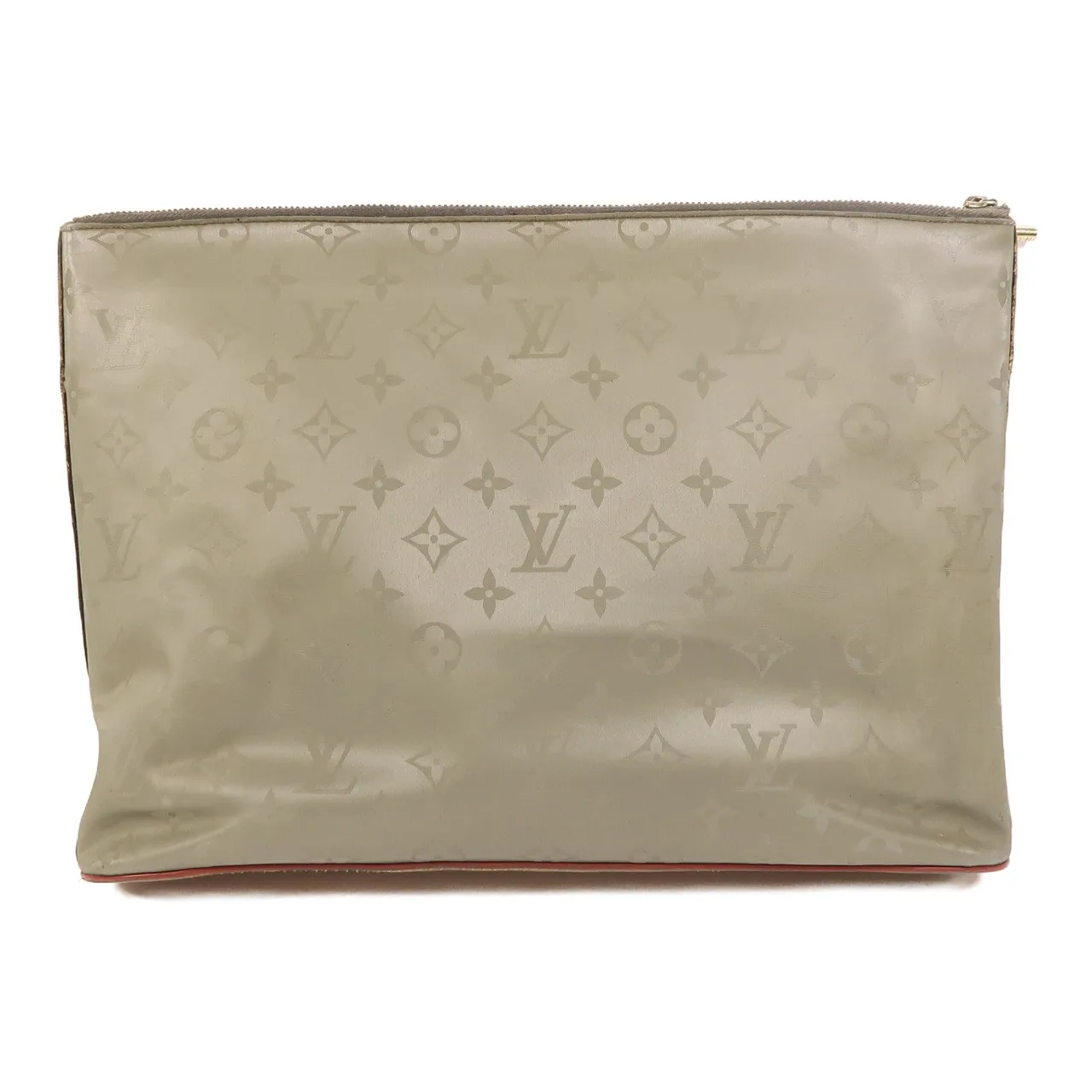LOUIS VUITTON M63240 Clutch Canvas 綠色 Canvas Rank C - Thumbnail 2