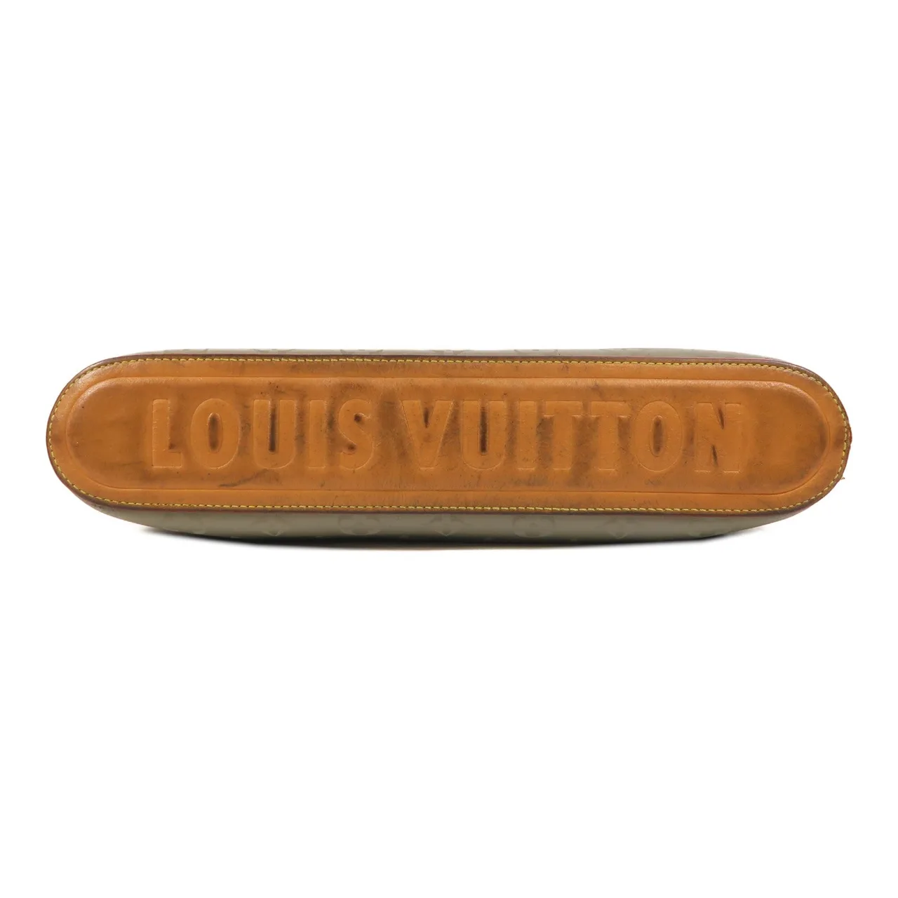 LOUIS VUITTON M63240 Clutch Canvas 綠色 Canvas Rank C - Thumbnail 4