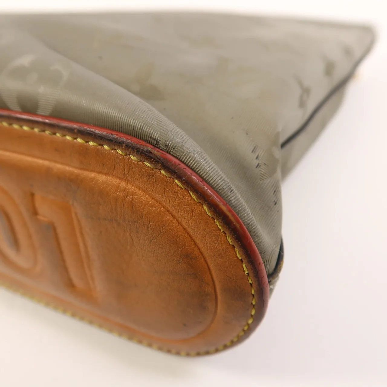 LOUIS VUITTON M63240 Clutch Canvas 綠色 Canvas Rank C - Thumbnail 11