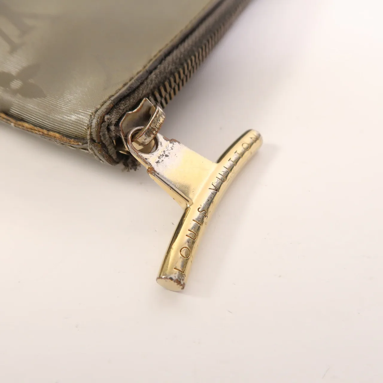 LOUIS VUITTON M63240 Clutch Canvas 綠色 Canvas Rank C - Thumbnail 15