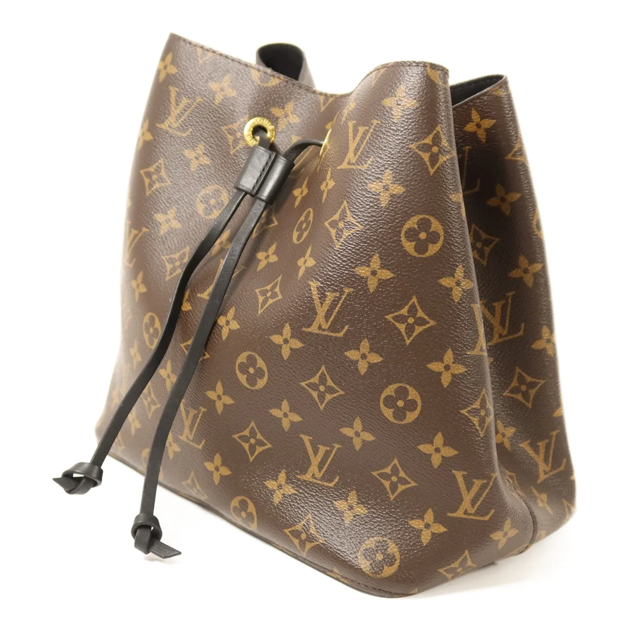 LOUIS VUITTON NeoNoe M44020 Shoulder Bag Coated Canvas 棕色 / 黑色 Coated Canvas Rank B - Thumbnail 3