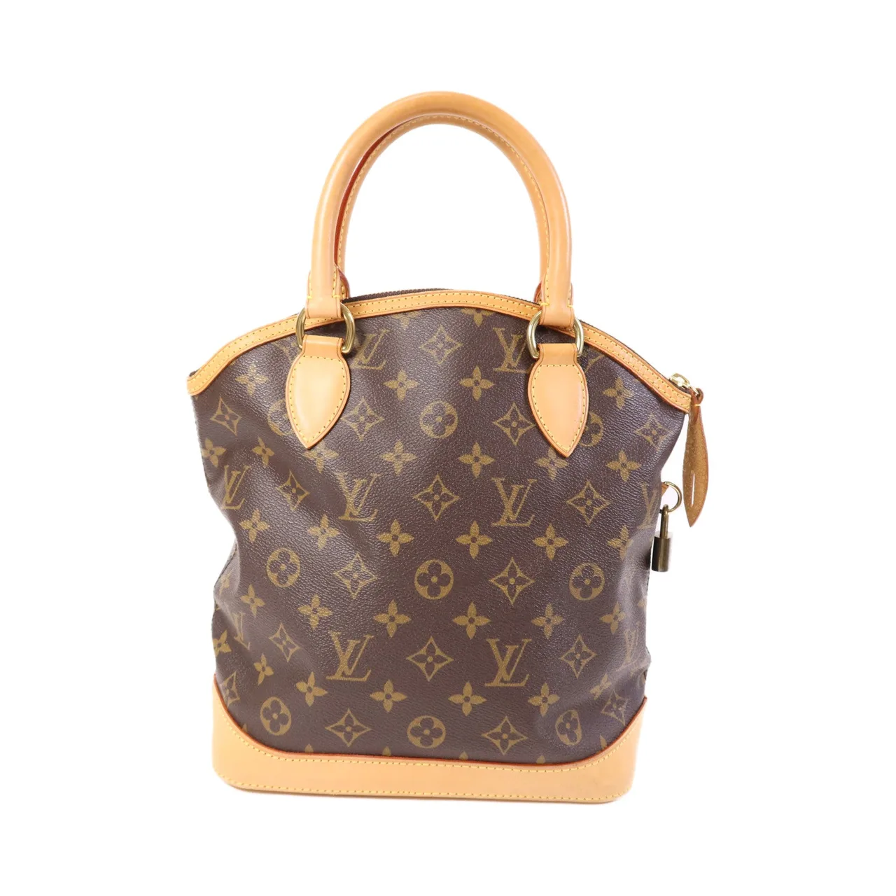 LOUIS VUITTON Lockit M40102 Handbag Coated Canvas 棕色 Coated Canvas Rank A - Thumbnail 2
