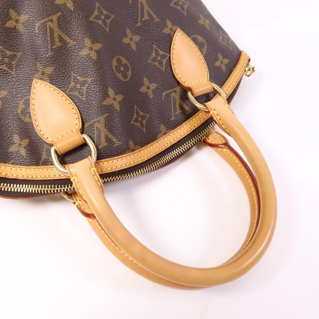 LOUIS VUITTON Lockit M40102 Handbag Coated Canvas 棕色 Coated Canvas Rank A - Thumbnail 9
