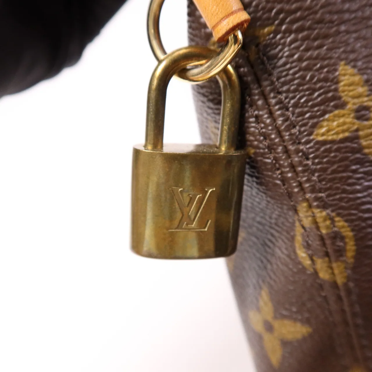 LOUIS VUITTON Lockit M40102 Handbag Coated Canvas 棕色 Coated Canvas Rank A - Thumbnail 10
