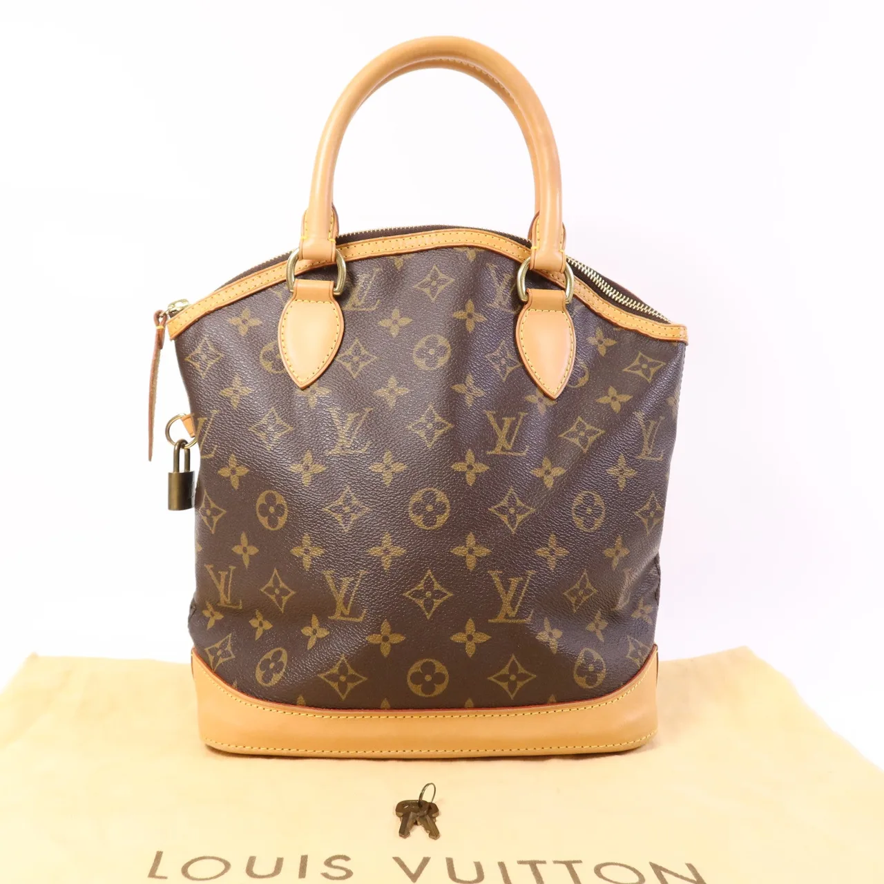 LOUIS VUITTON Lockit M40102 Handbag Coated Canvas 棕色 Coated Canvas Rank A - Thumbnail 15