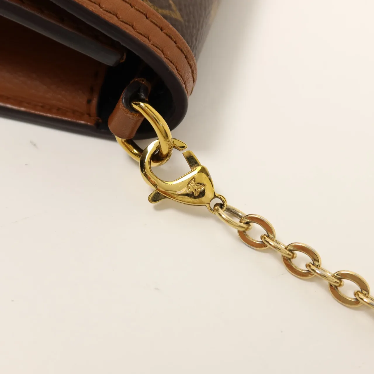 LOUIS VUITTON Dauphine M68746 Shoulder Bag Coated Canvas 棕色 Coated Canvas Rank B - Thumbnail 9