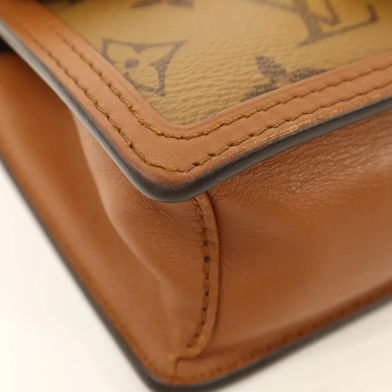 LOUIS VUITTON Dauphine M68746 Shoulder Bag Coated Canvas 棕色 Coated Canvas Rank B - Thumbnail 10