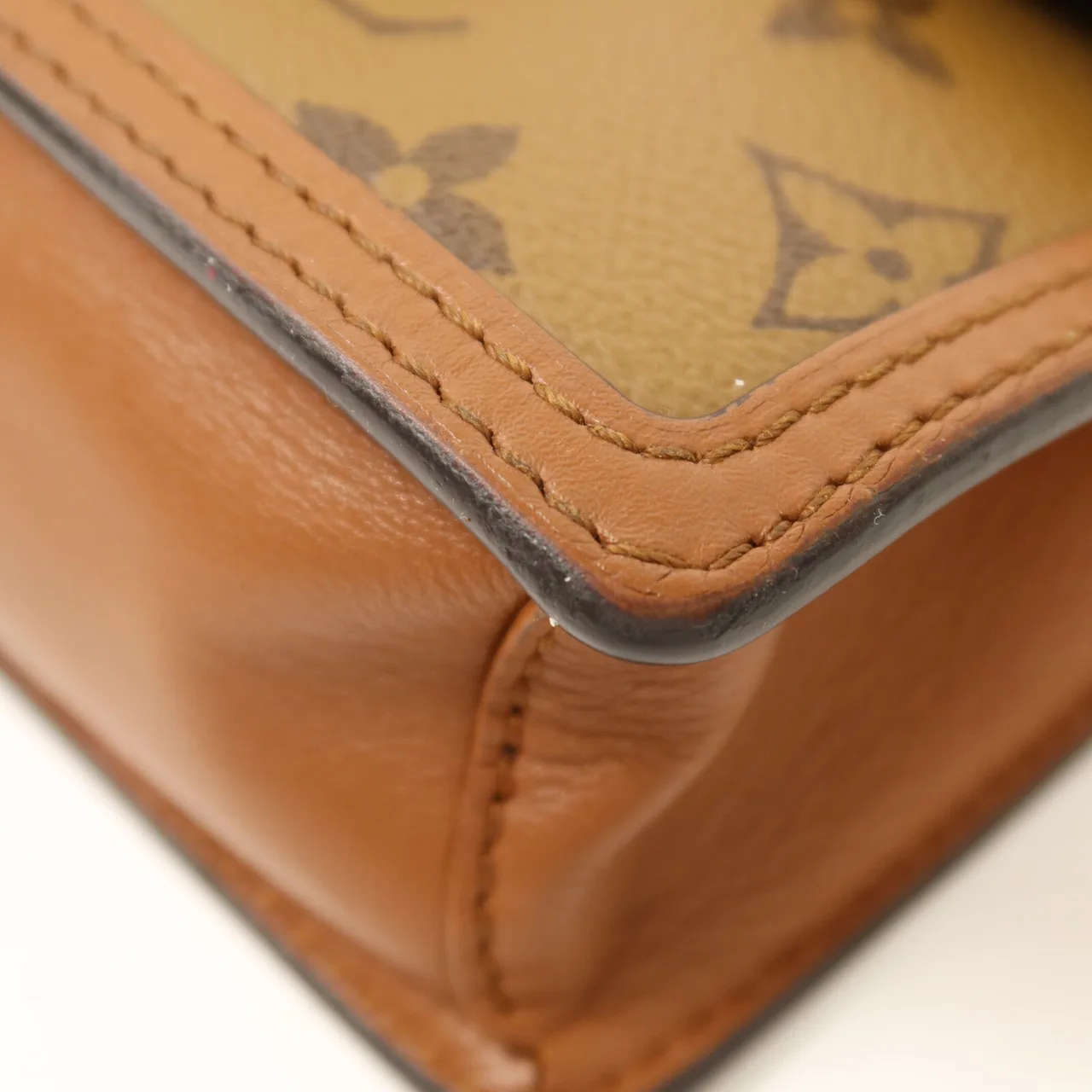 LOUIS VUITTON Dauphine M68746 Shoulder Bag Coated Canvas 棕色 Coated Canvas Rank B - Thumbnail 11