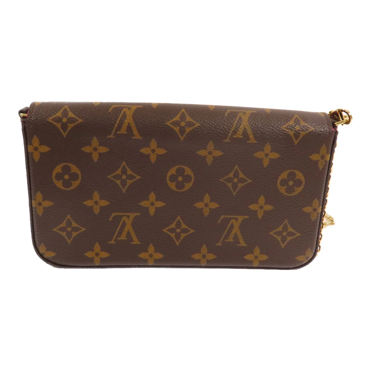 LOUIS VUITTON Felicie M61276 Shoulder Bag Coated Canvas 棕色 Coated Canvas Rank A - Thumbnail 2