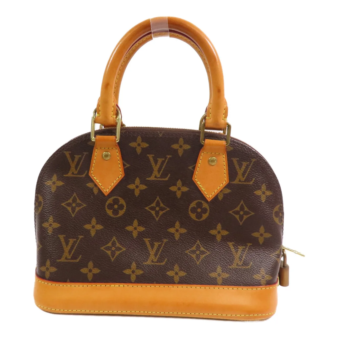 LOUIS VUITTON Alma M53152 2-Way Bag Coated Canvas 棕色 Coated Canvas Rank B - Thumbnail 2
