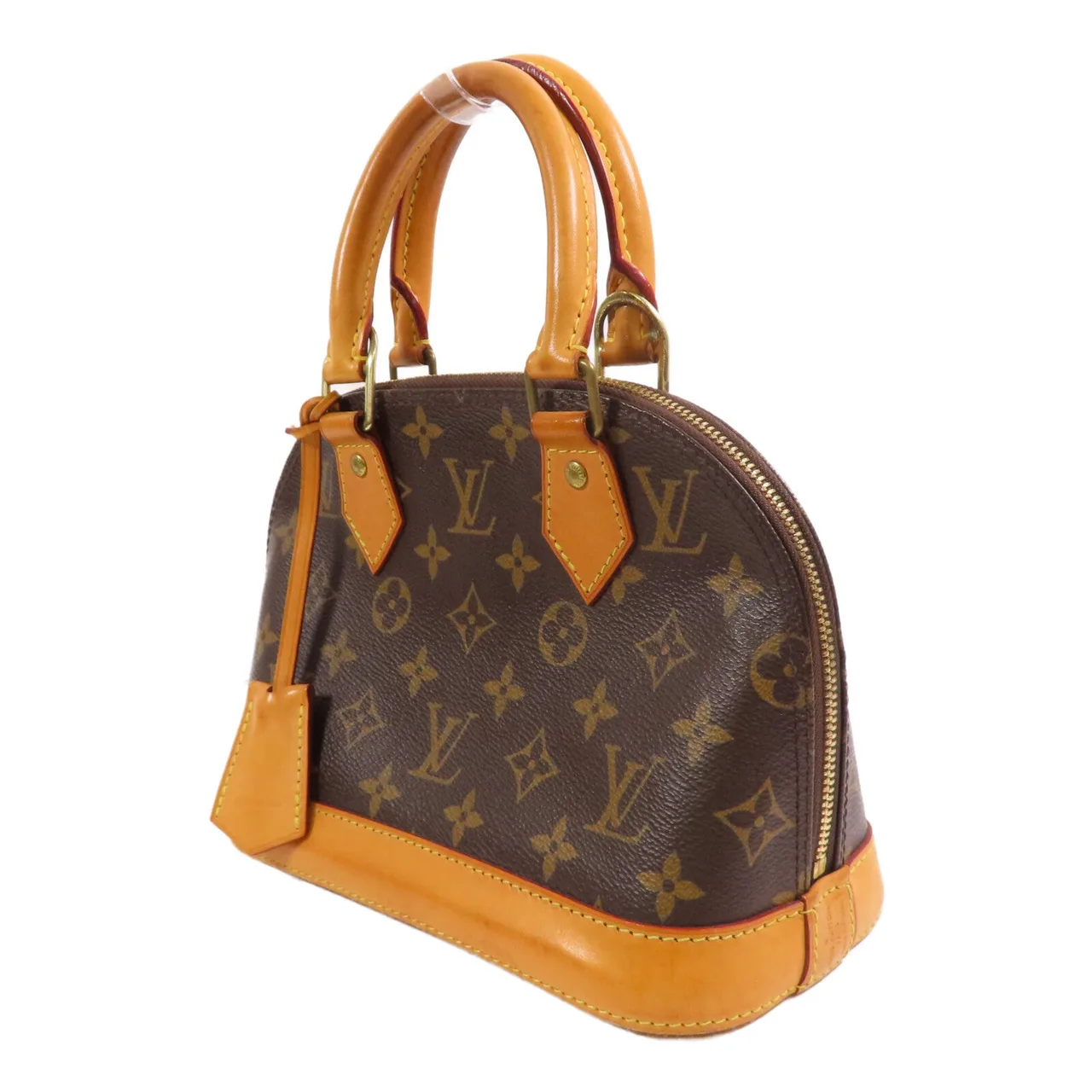 LOUIS VUITTON Alma M53152 2-Way Bag Coated Canvas 棕色 Coated Canvas Rank B - Thumbnail 3
