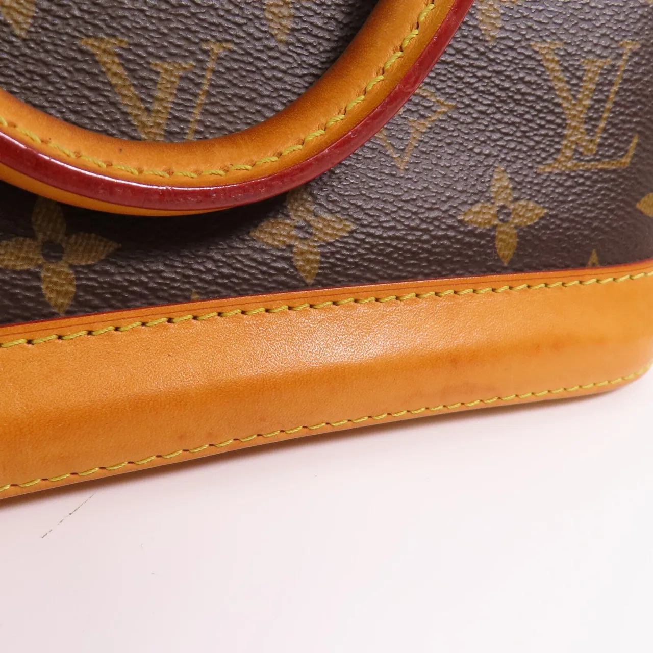 LOUIS VUITTON Alma M53152 2-Way Bag Coated Canvas 棕色 Coated Canvas Rank B - Thumbnail 16