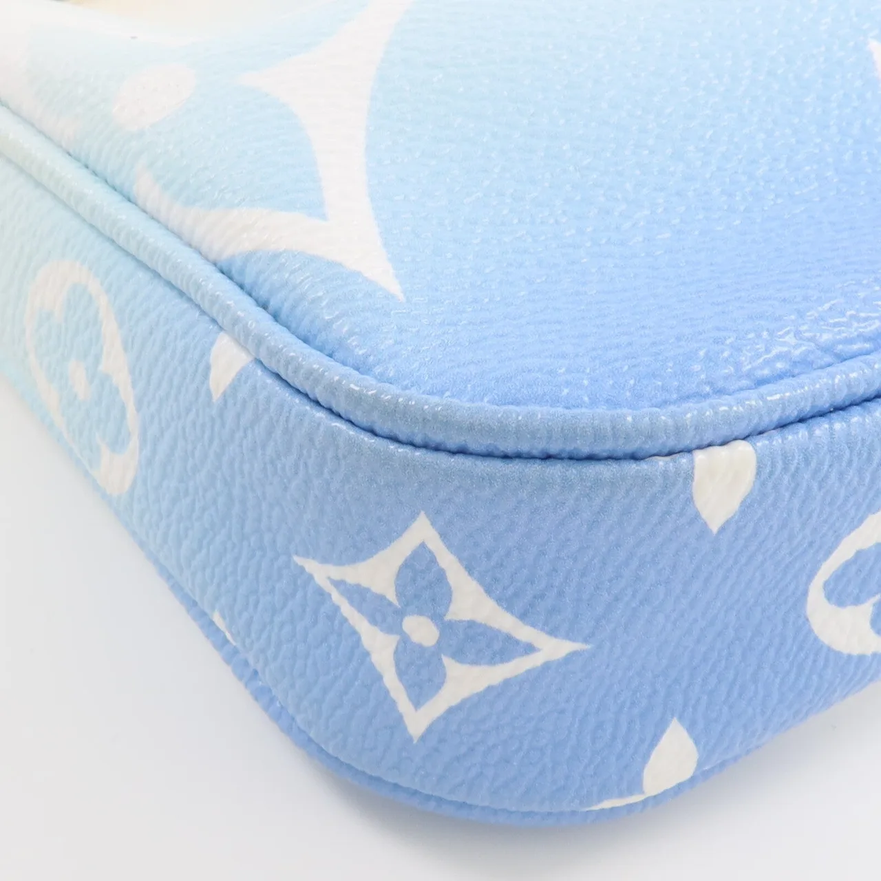 LOUIS VUITTON Multi Pochette M57633 2-Way Bag Coated Canvas 藍色 Coated Canvas Rank C - Thumbnail 6