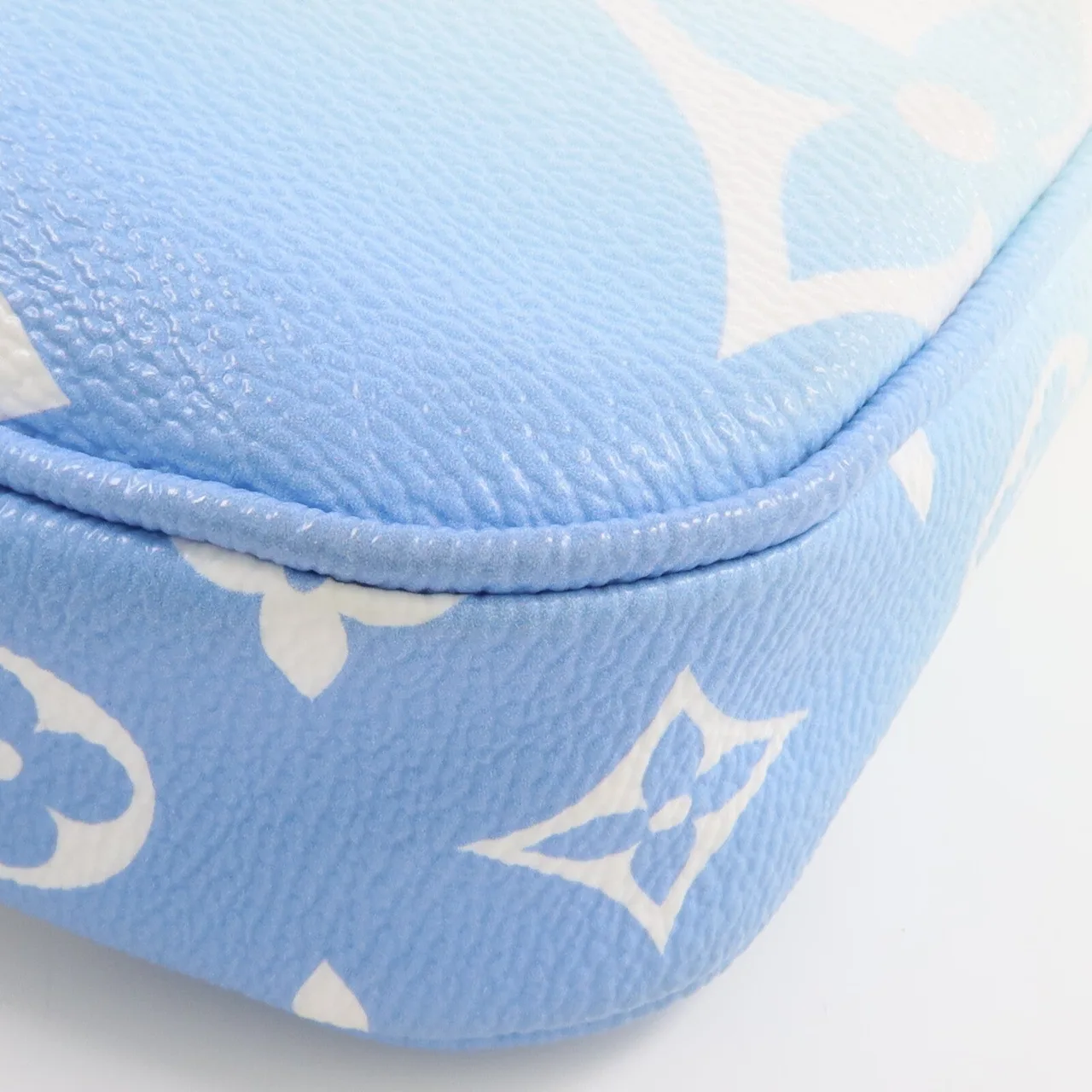 LOUIS VUITTON Multi Pochette M57633 2-Way Bag Coated Canvas 藍色 Coated Canvas Rank C - Thumbnail 7