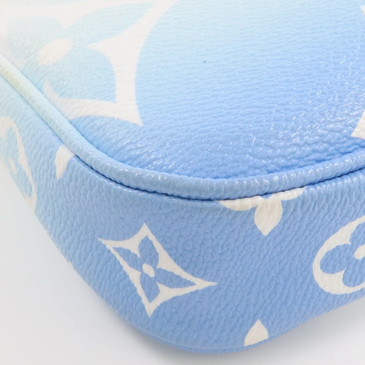 LOUIS VUITTON Multi Pochette M57633 2-Way Bag Coated Canvas 藍色 Coated Canvas Rank C - Thumbnail 8