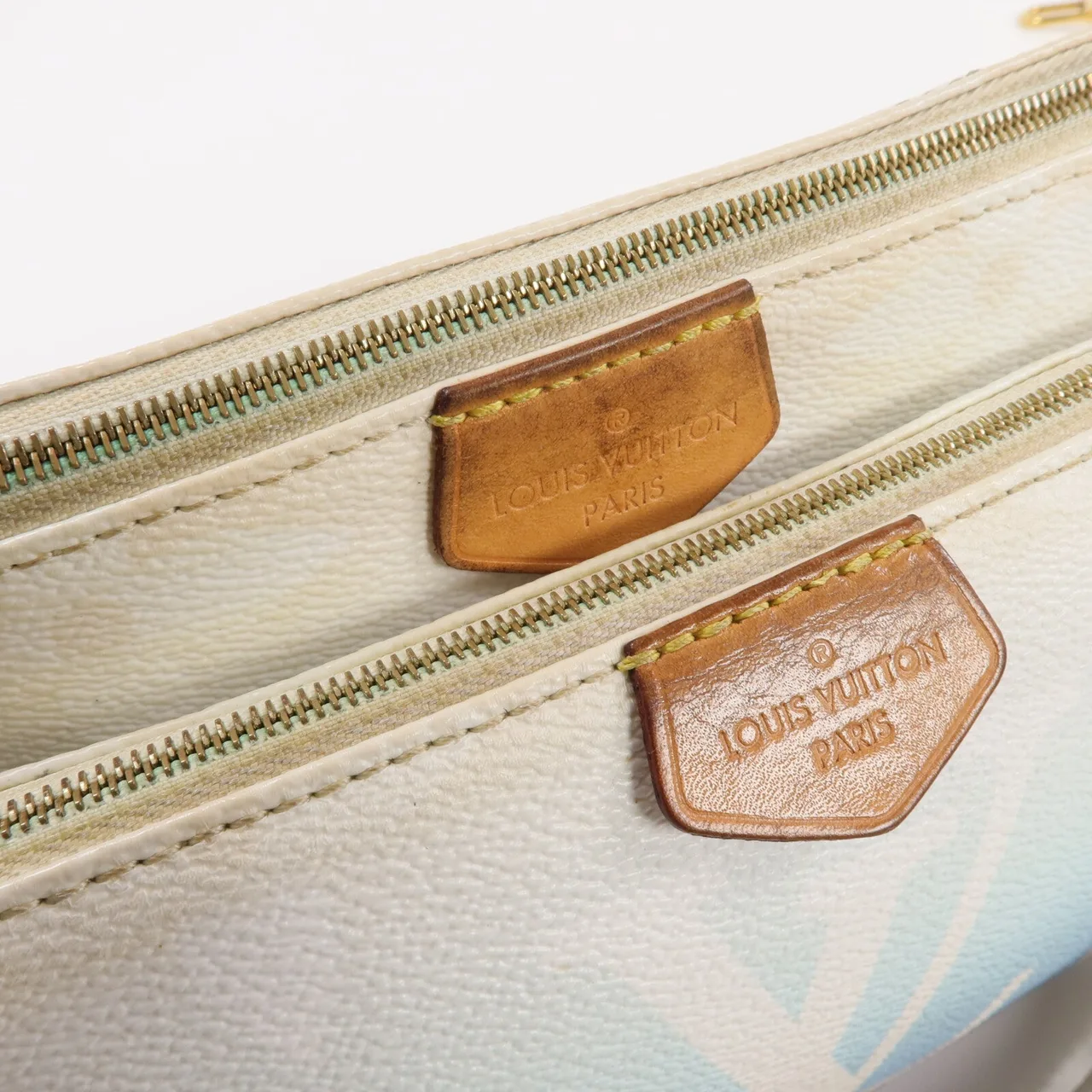 LOUIS VUITTON Multi Pochette M57633 2-Way Bag Coated Canvas 藍色 Coated Canvas Rank C - Thumbnail 10