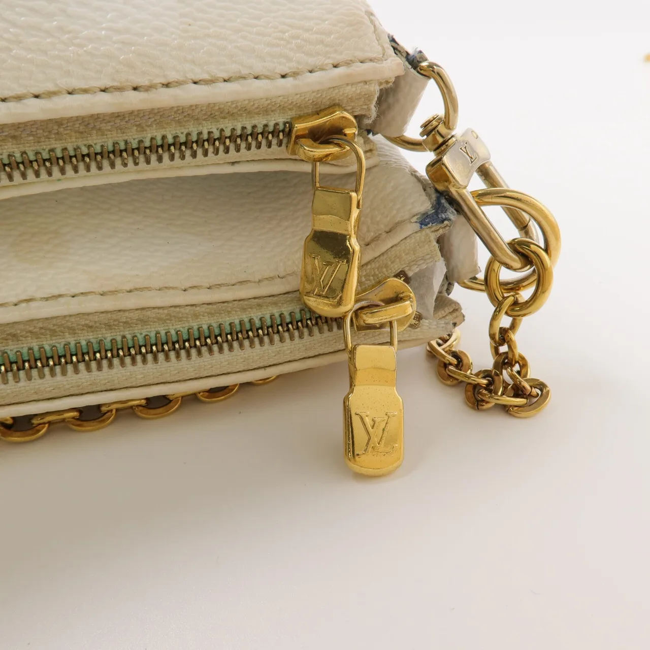 LOUIS VUITTON Multi Pochette M57633 2-Way Bag Coated Canvas 藍色 Coated Canvas Rank C - Thumbnail 11