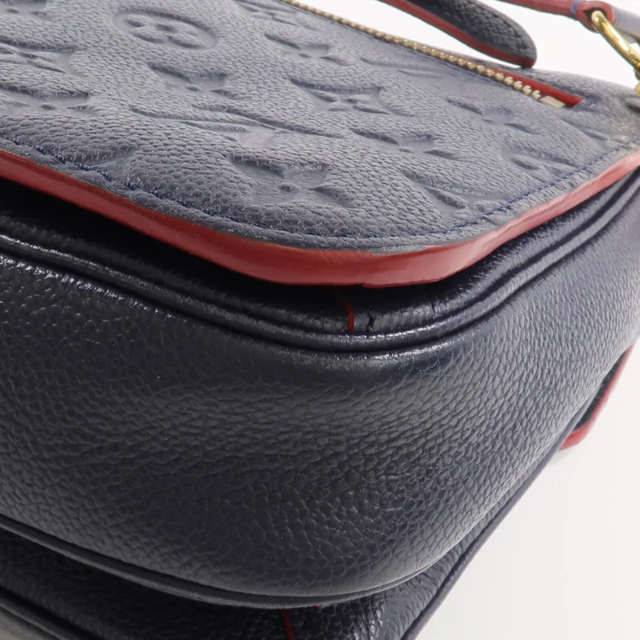 LOUIS VUITTON Pochette Metis M44071 2-Way Bag Calfskin 海軍藍 Calfskin Rank C - Thumbnail 8
