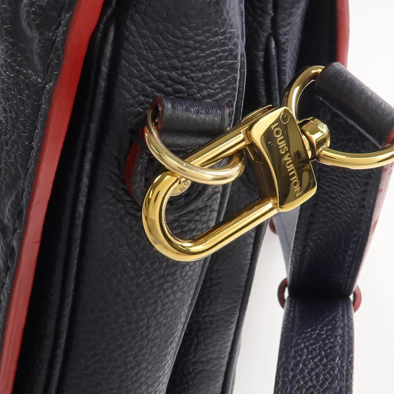 LOUIS VUITTON Pochette Metis M44071 2-Way Bag Calfskin 海軍藍 Calfskin Rank C - Thumbnail 11