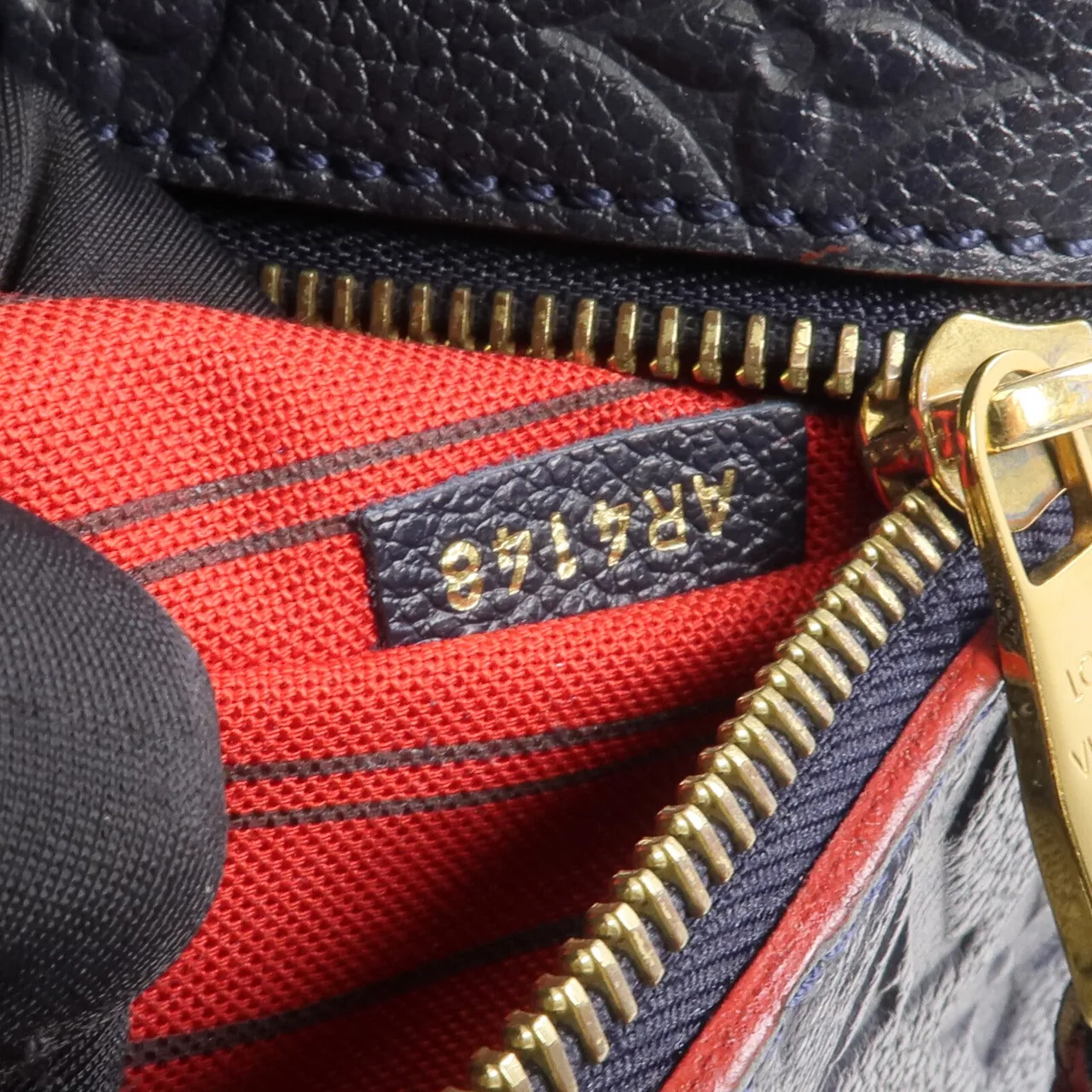 LOUIS VUITTON Pochette Metis M44071 2-Way Bag Calfskin 海軍藍 Calfskin Rank C - Thumbnail 16