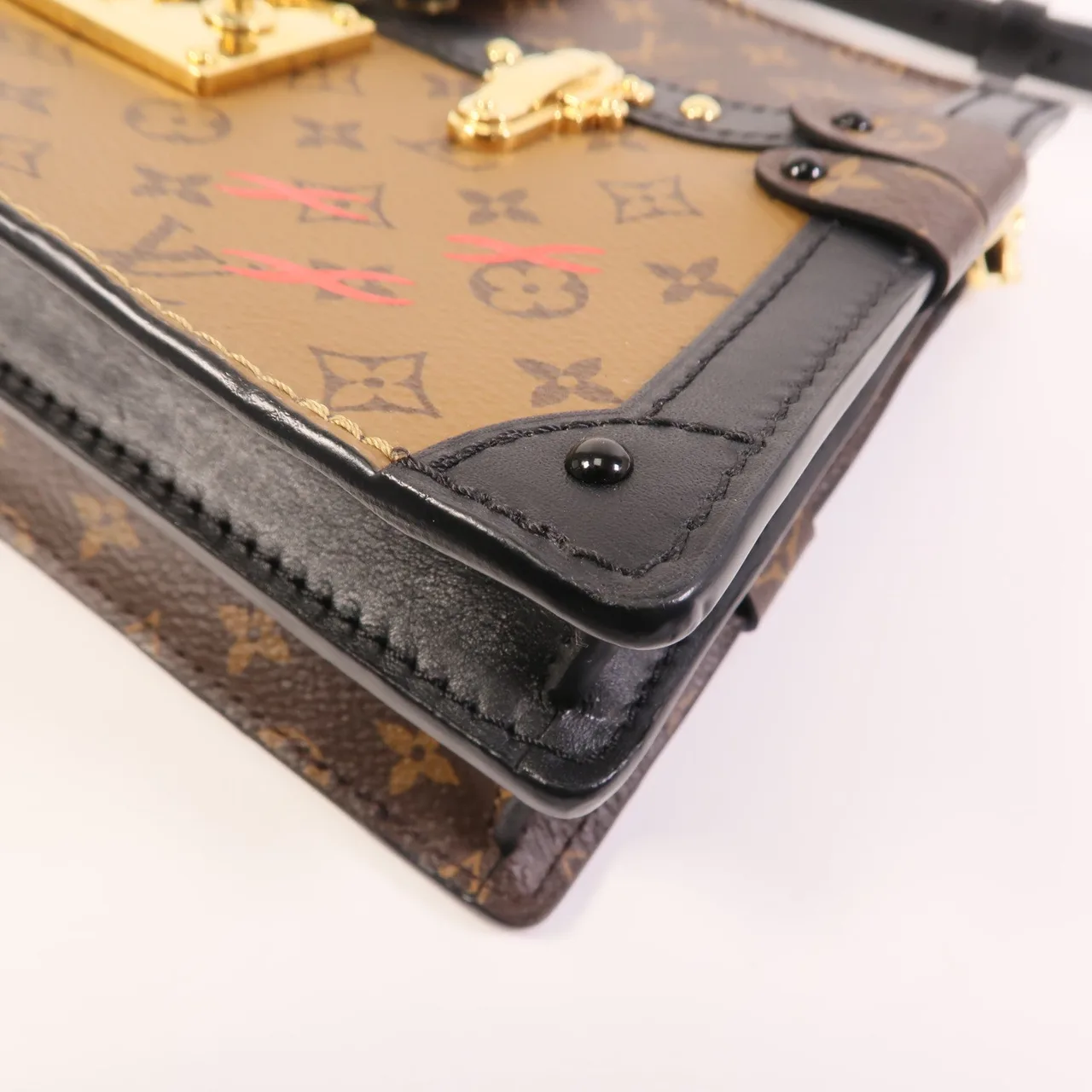 LOUIS VUITTON Trunk M43596 Shoulder Bag Coated Canvas 棕色 Coated Canvas Rank A - Thumbnail 7