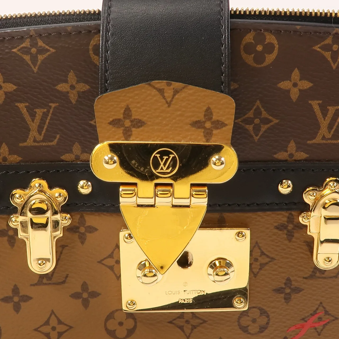 LOUIS VUITTON Trunk M43596 Shoulder Bag Coated Canvas 棕色 Coated Canvas Rank A - Thumbnail 14