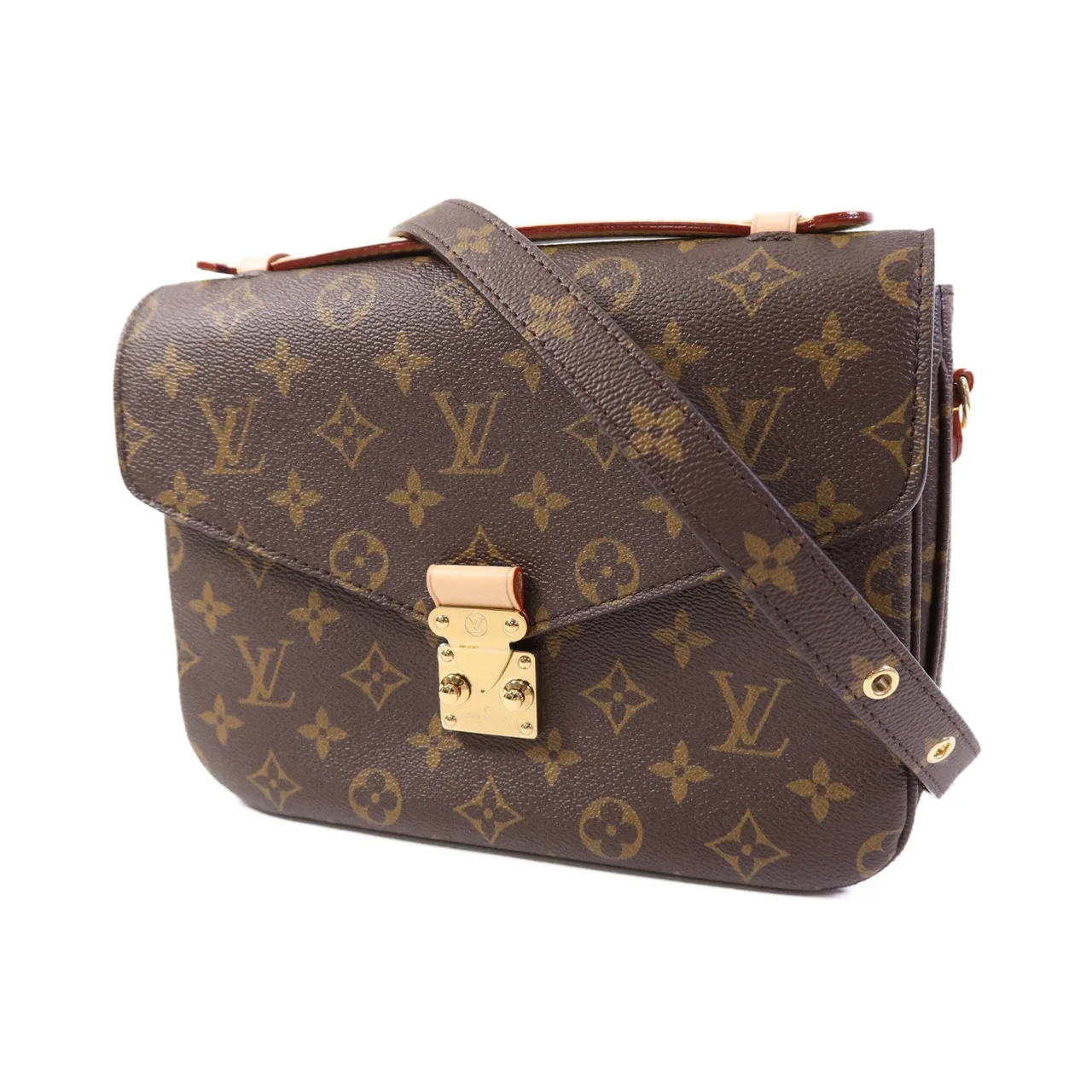 LOUIS VUITTON Pochette Metis M44875 2-Way Bag Coated Canvas 棕色 / BROWN Coated Canvas Rank A - Thumbnail 3