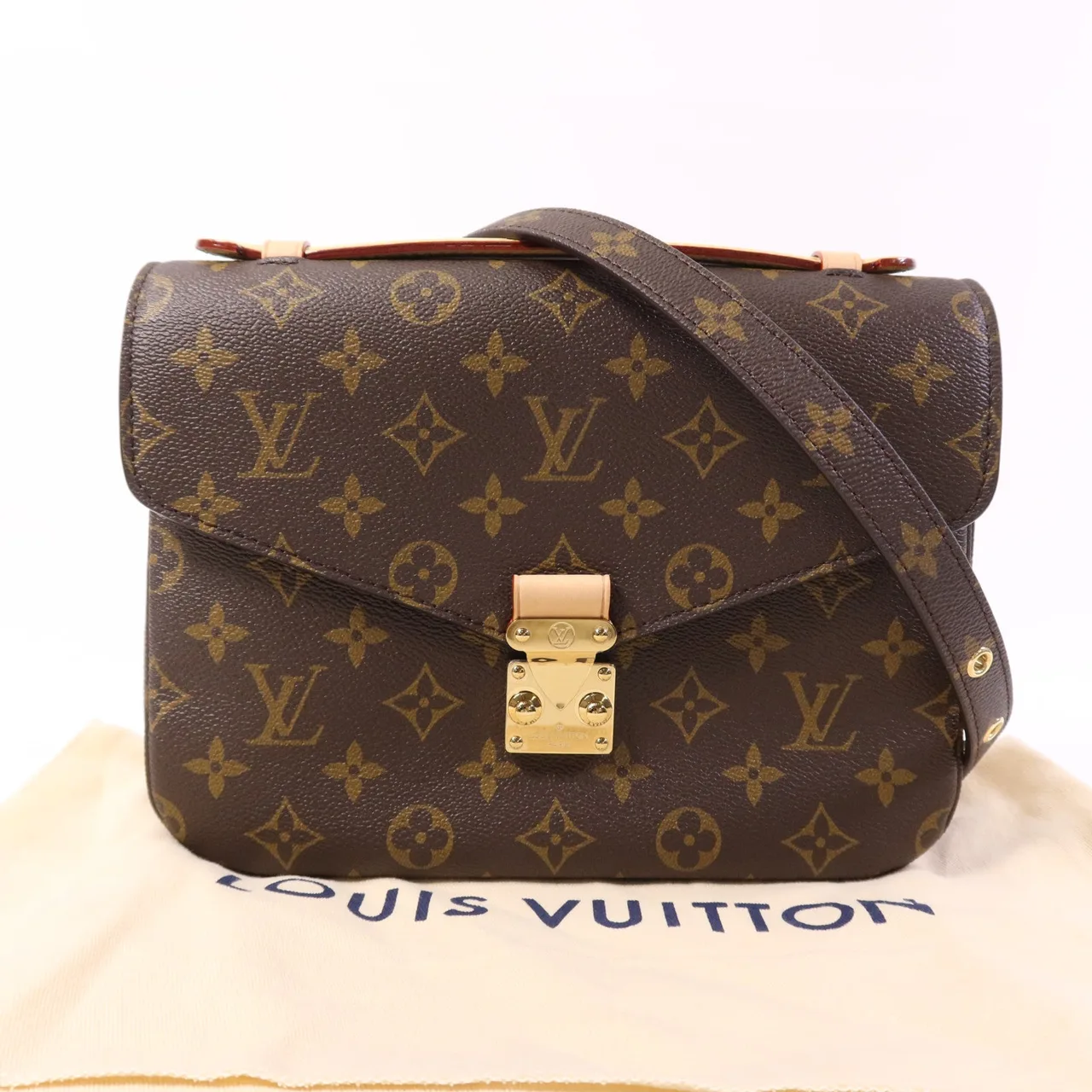 LOUIS VUITTON Pochette Metis M44875 2-Way Bag Coated Canvas 棕色 / BROWN Coated Canvas Rank A - Thumbnail 14