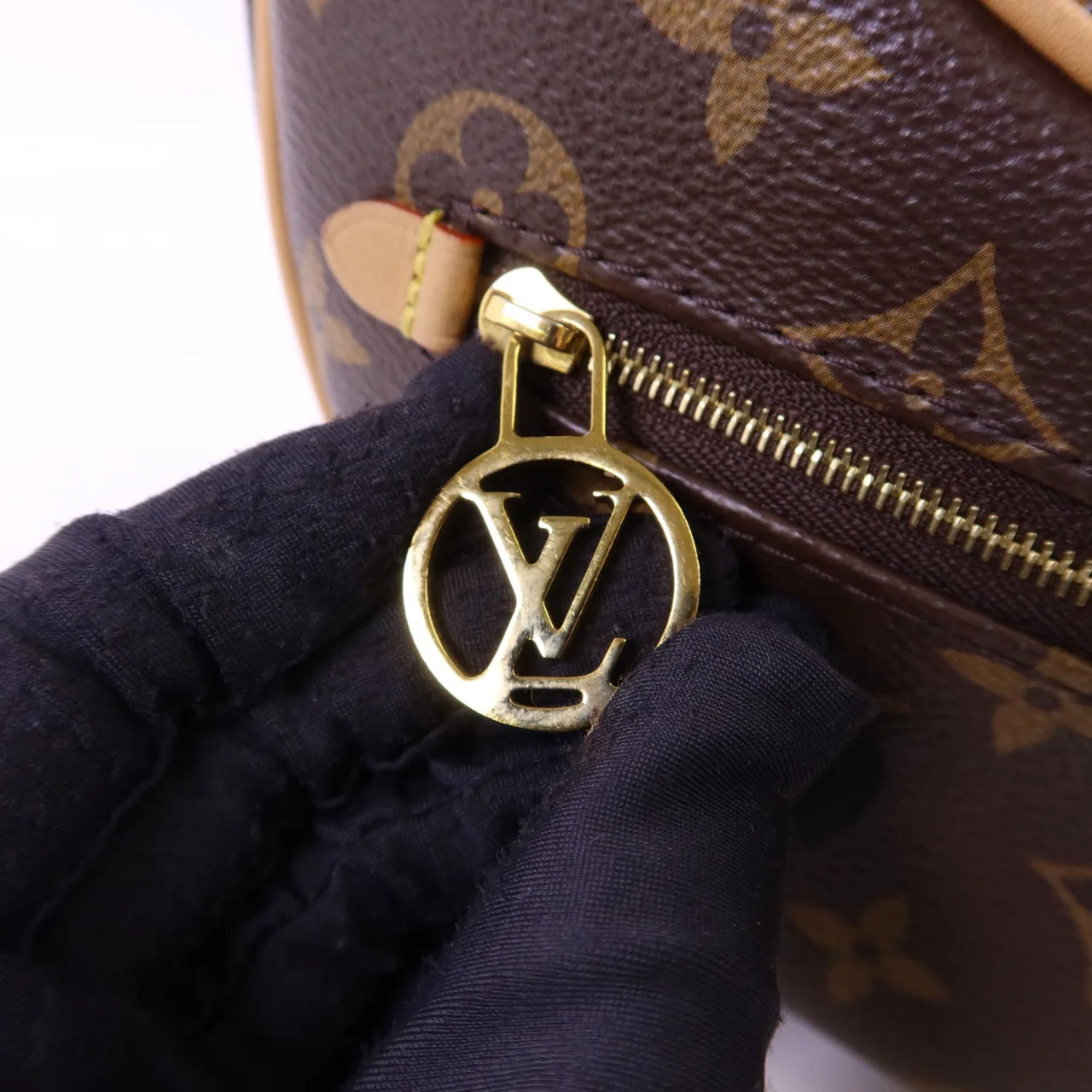LOUIS VUITTON Loop M81098 2-Way Bag Coated Canvas 棕色 Coated Canvas Rank A - Thumbnail 9