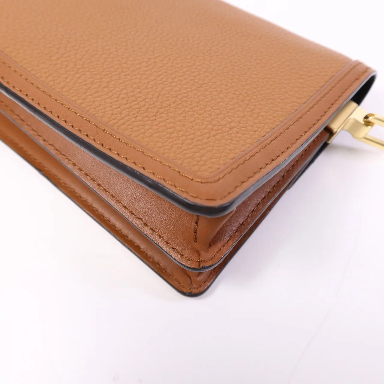 LOUIS VUITTON Mini Dauphine M53805 Shoulder Bag Calfskin 粉色 / 棕色 / Rose Ten Calfskin Rank A - Thumbnail 11