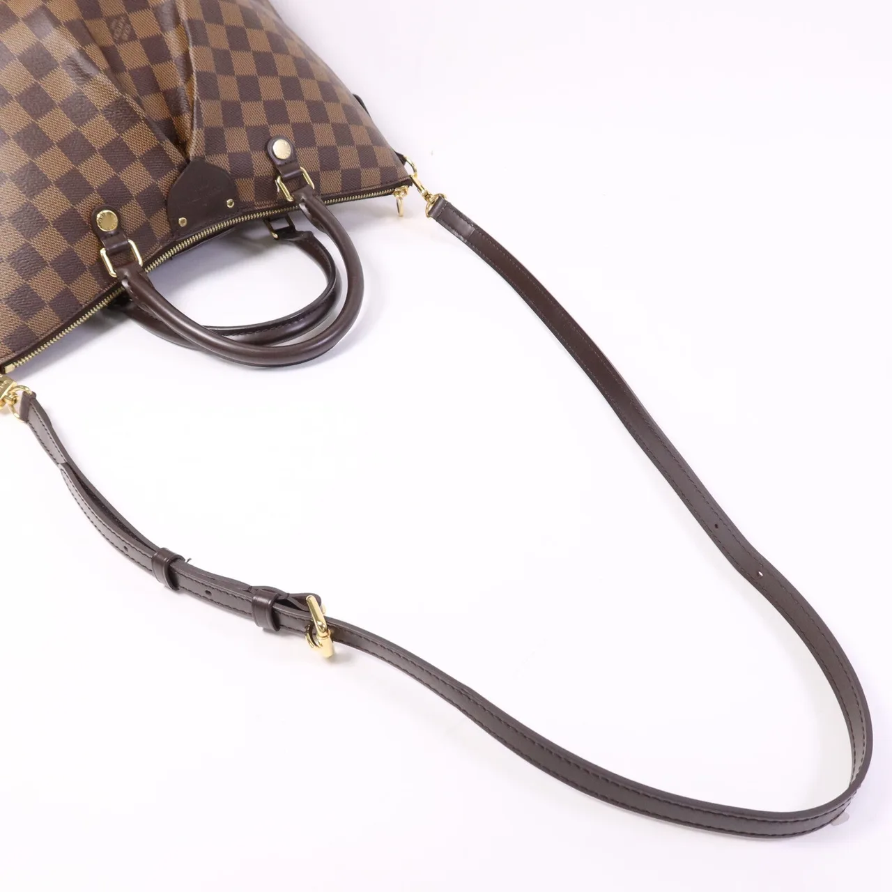 LOUIS VUITTON N41546 2-Way Bag Coated Canvas 棕色 Coated Canvas Rank B - Thumbnail 10