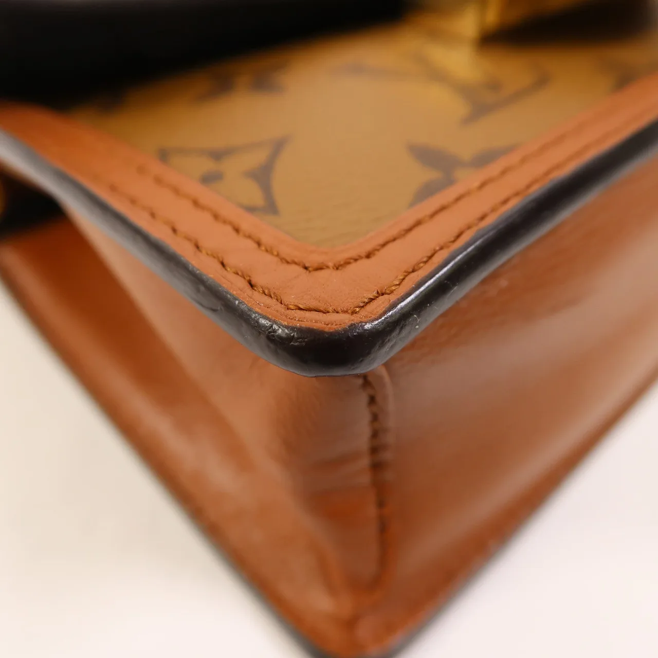 LOUIS VUITTON Dauphine M68746 Shoulder Bag Coated Canvas 棕色 Coated Canvas Rank A - Thumbnail 10