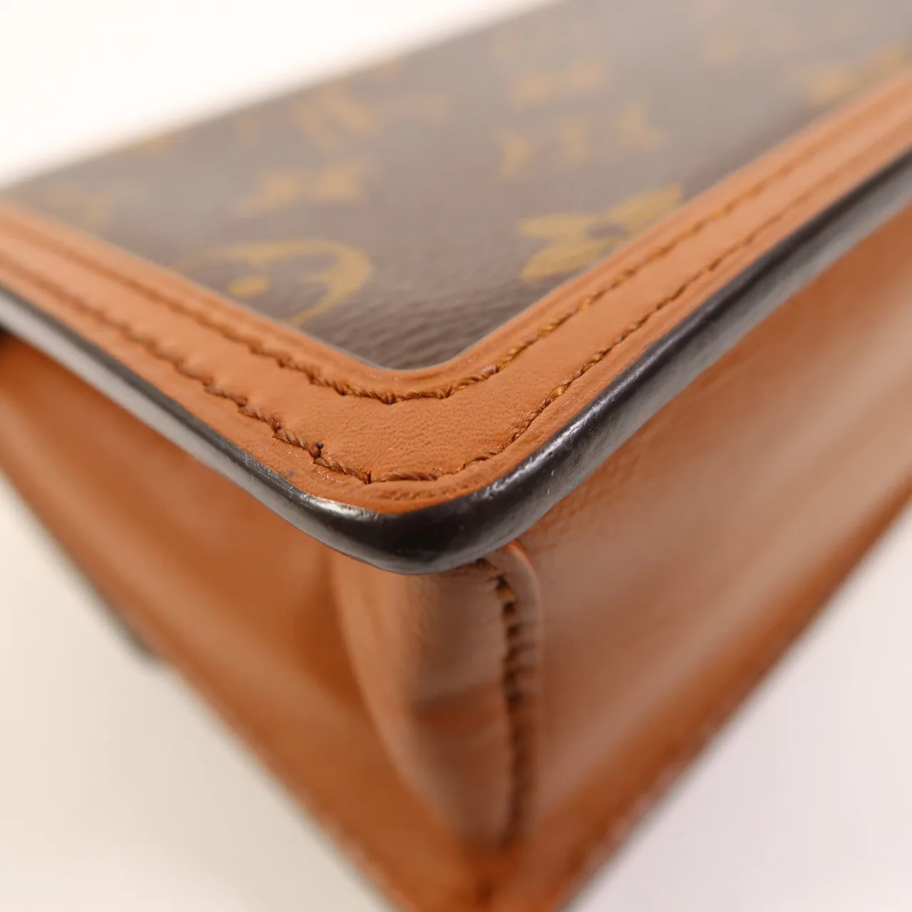 LOUIS VUITTON Dauphine M68746 Shoulder Bag Coated Canvas 棕色 Coated Canvas Rank A - Thumbnail 12