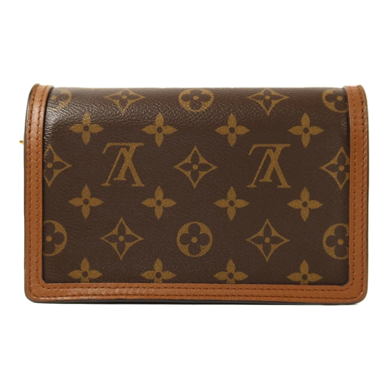 LOUIS VUITTON Dauphine M68746 Shoulder Bag Coated Canvas 棕色 Coated Canvas Rank A - Thumbnail 2