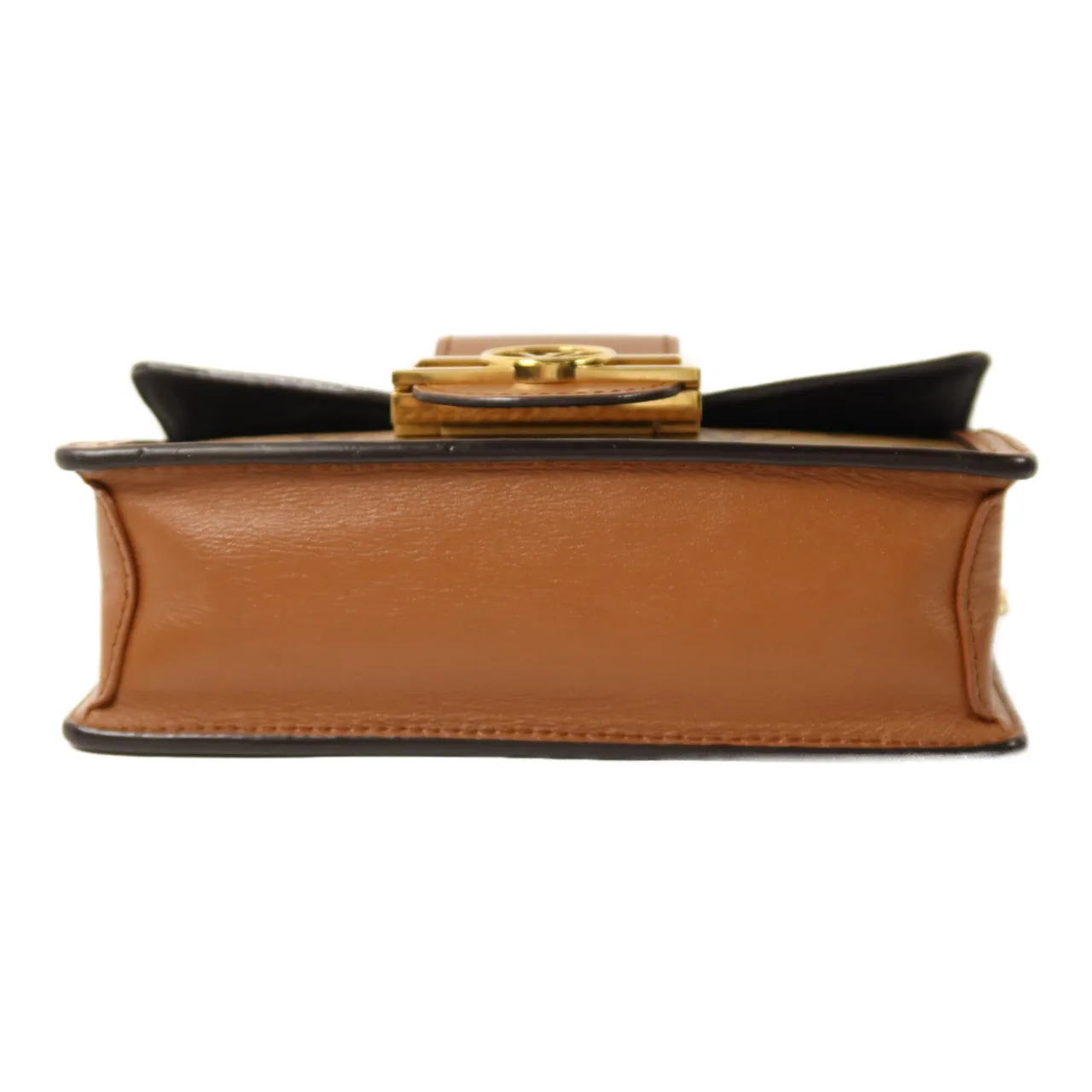 LOUIS VUITTON Dauphine M68746 Shoulder Bag Coated Canvas 棕色 Coated Canvas Rank A - Thumbnail 4