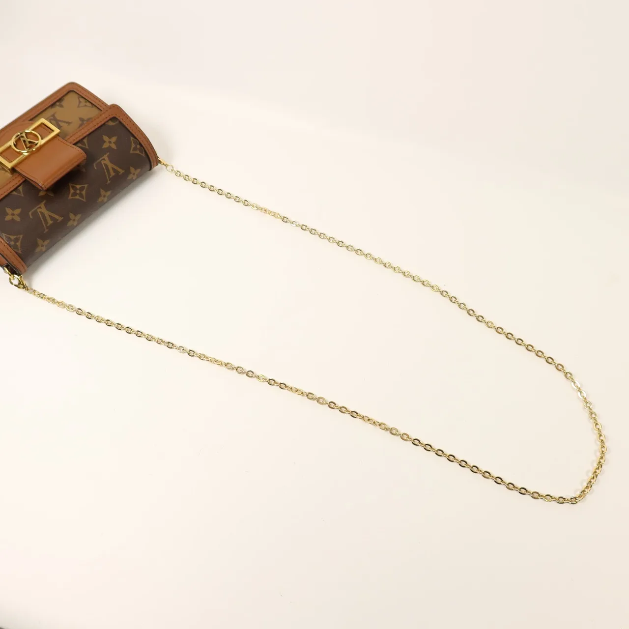 LOUIS VUITTON Dauphine M68746 Shoulder Bag Coated Canvas 棕色 Coated Canvas Rank A - Thumbnail 7