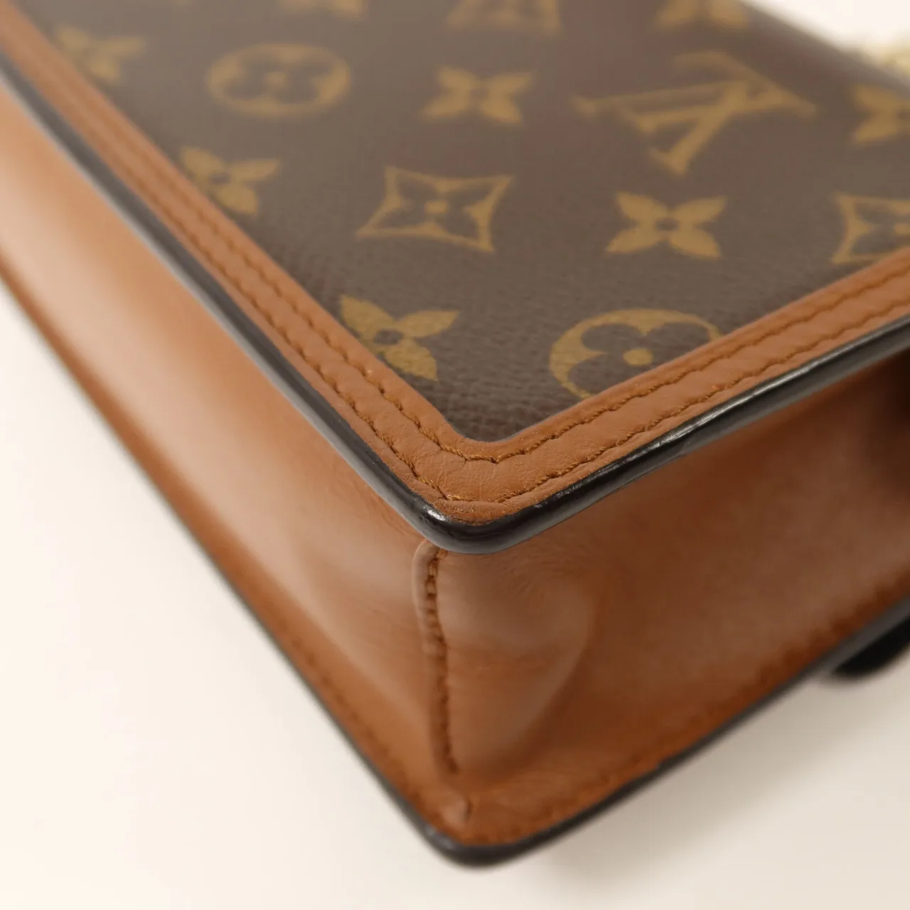 LOUIS VUITTON Dauphine M68746 Shoulder Bag Coated Canvas 棕色 Coated Canvas Rank A - Thumbnail 12
