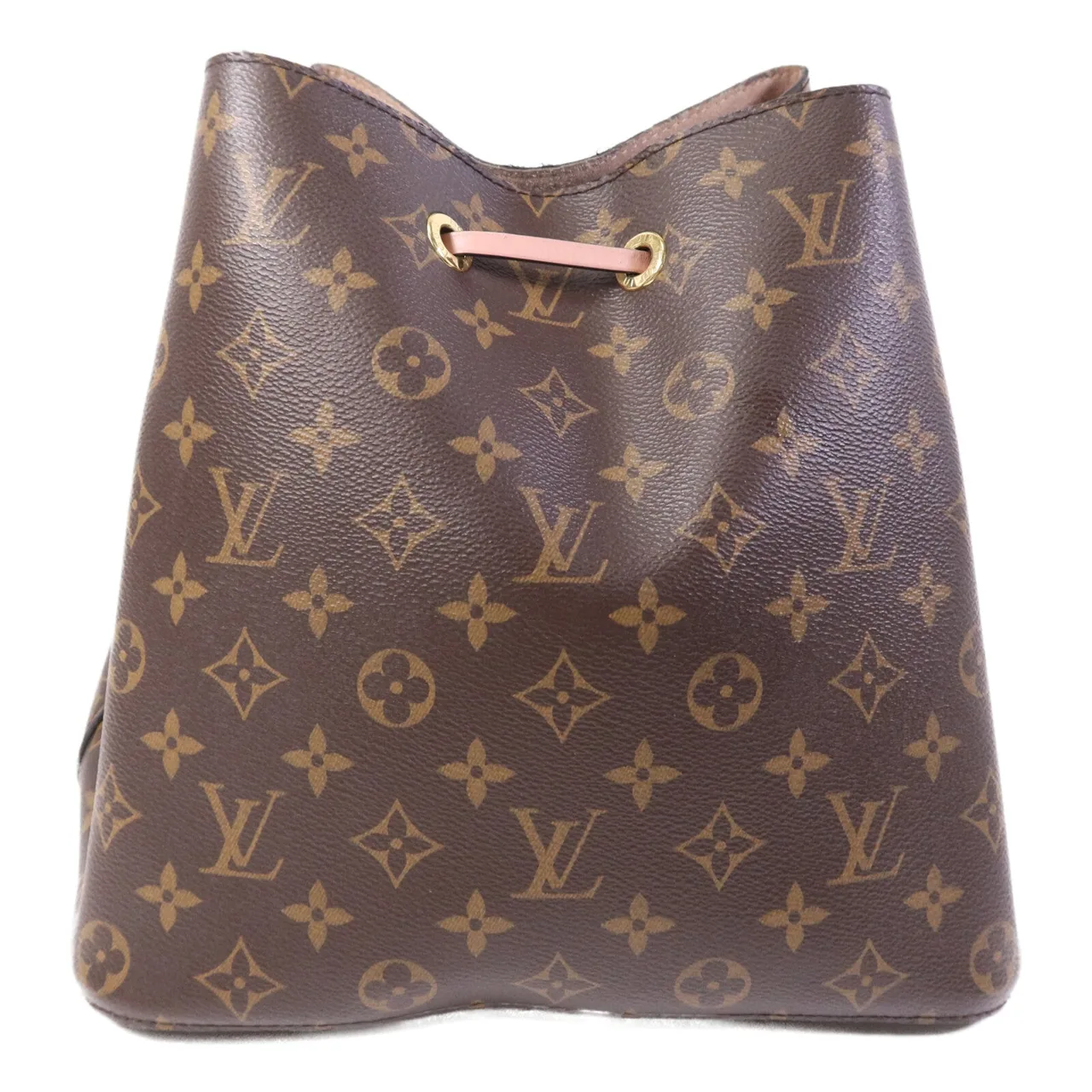 LOUIS VUITTON NeoNoe M44022 Shoulder Bag Coated Canvas 棕色 / 粉色 Coated Canvas Rank C - Thumbnail 2